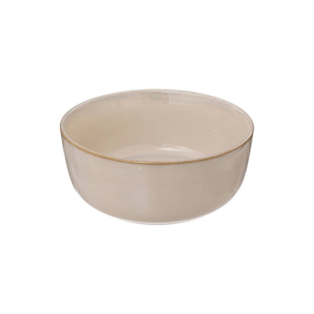 Bowl de ceramica redondo 15cm beige terre inc