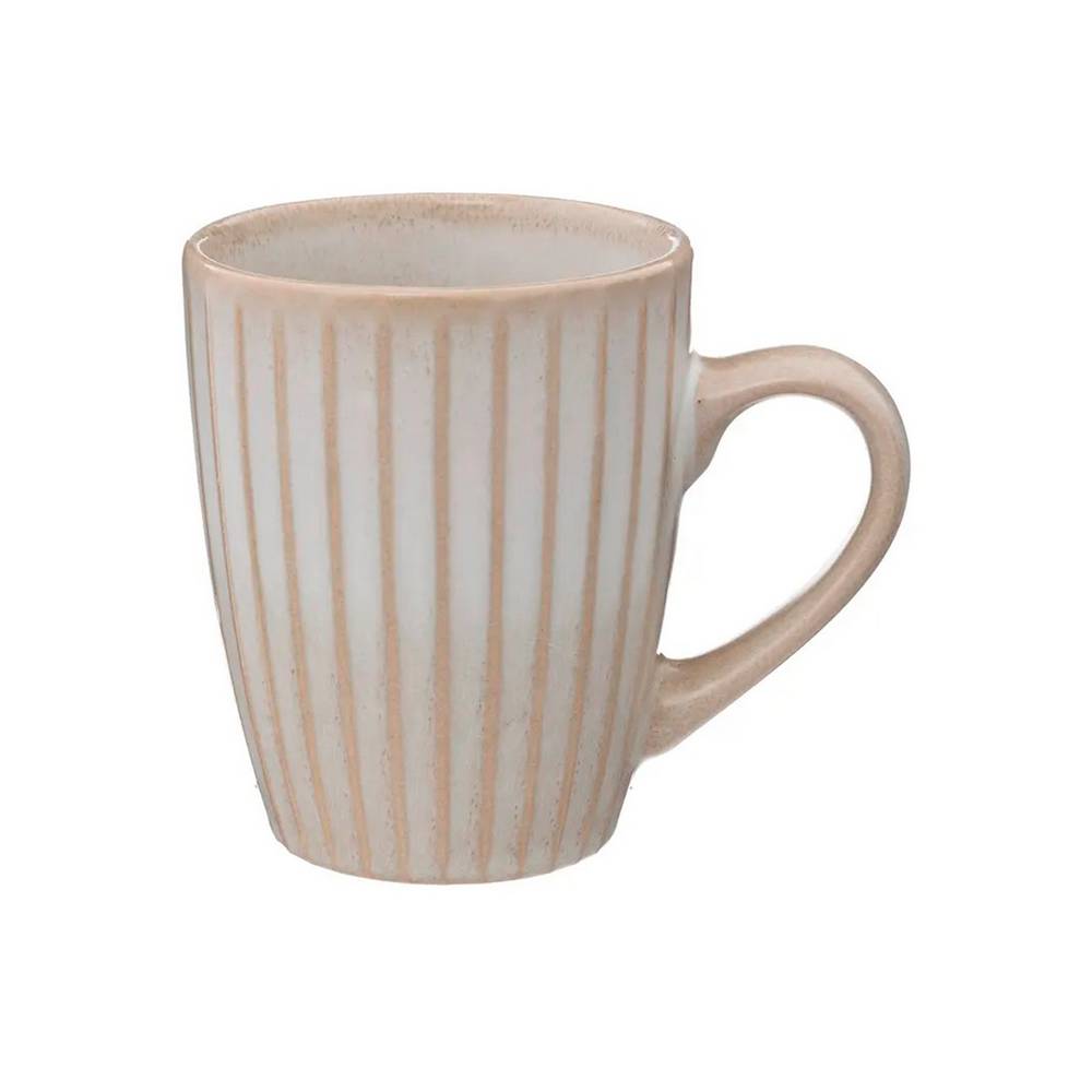 Taza de ceramica 380ml crema sea view