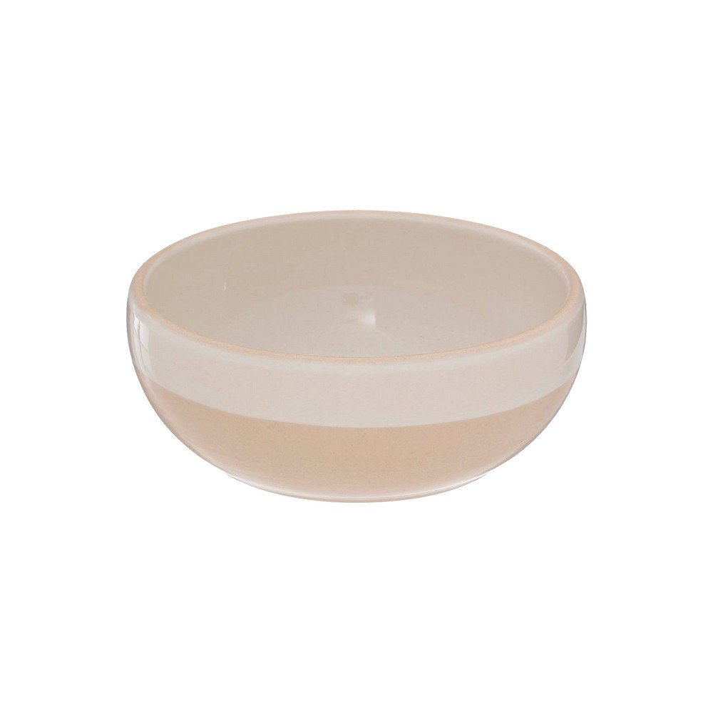 Bowl de ceramica redondo 15cm beige asma