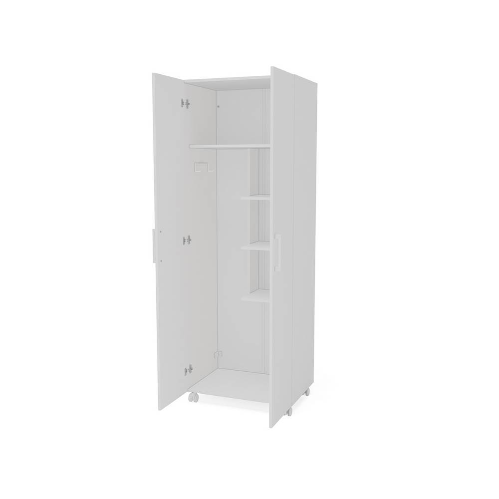 Armario organizador de 46 x 67.3 x 190 cm blanco