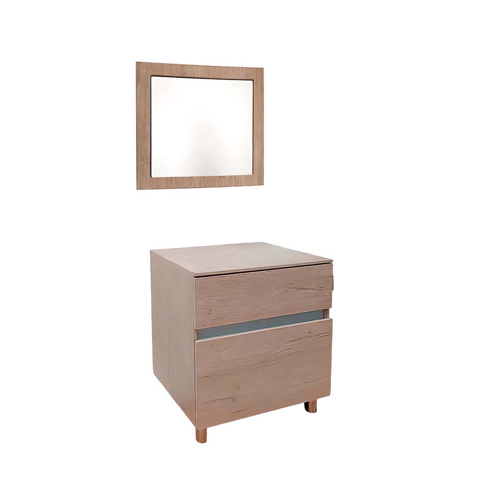 Mueble con espejo para lavamanos