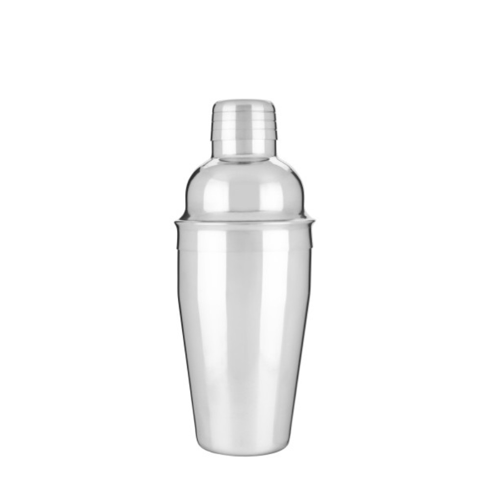 Coctelera de acero inox 251 ml plateado