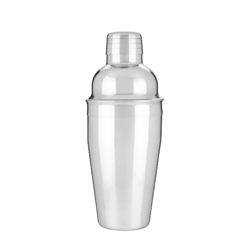 Coctelera de acero inox 355 ml plateado contour