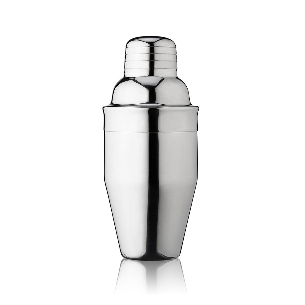 Coctelera de acero inox 532 ml plateado contour
