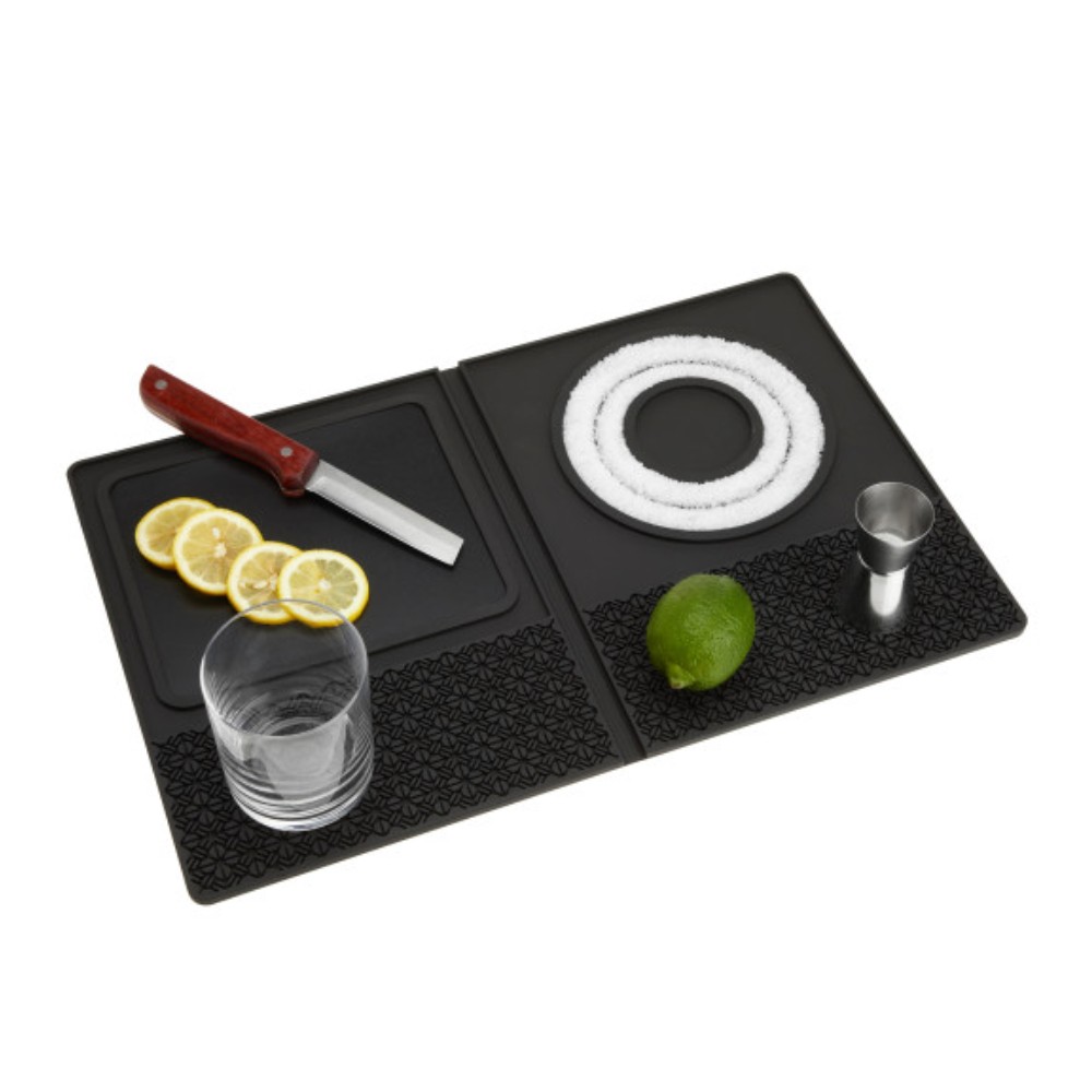 Bandeja para preparacion de tragos 48.3x30.5 cm 3 en 1