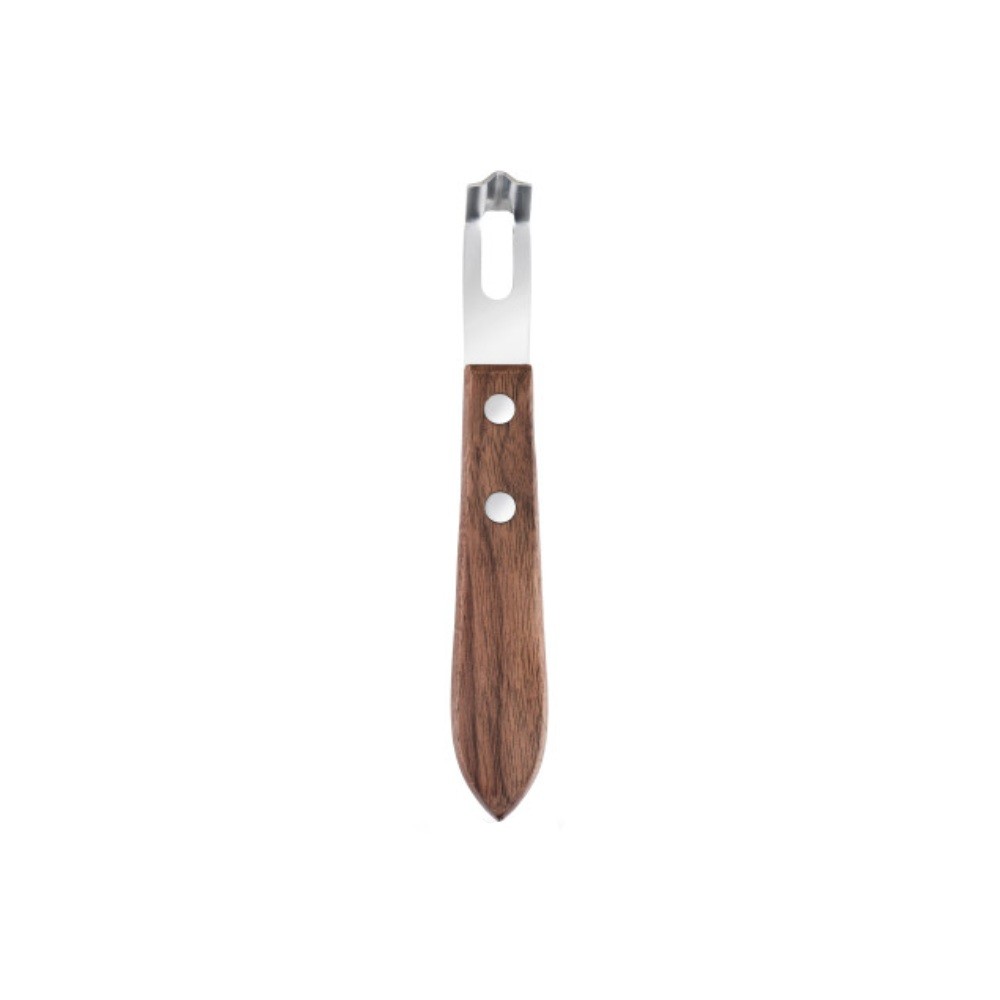 Rallador zester con mango de madera 14.6 cm