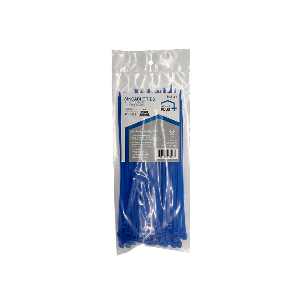 Amarra plastica 91.44cm 175lb blanco pack 10