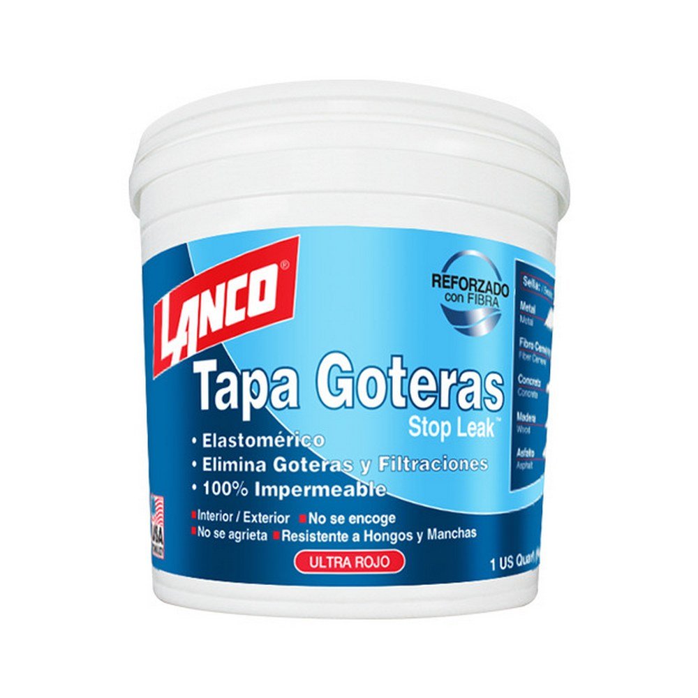 Tapagotera rojo 1/4 gal (0.946 l)