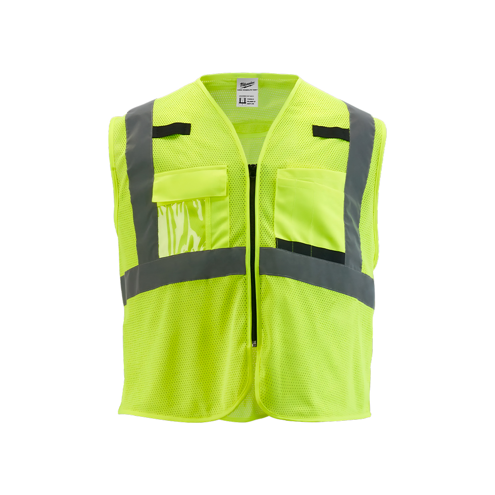Chaleco de seguridad amarillo s-m