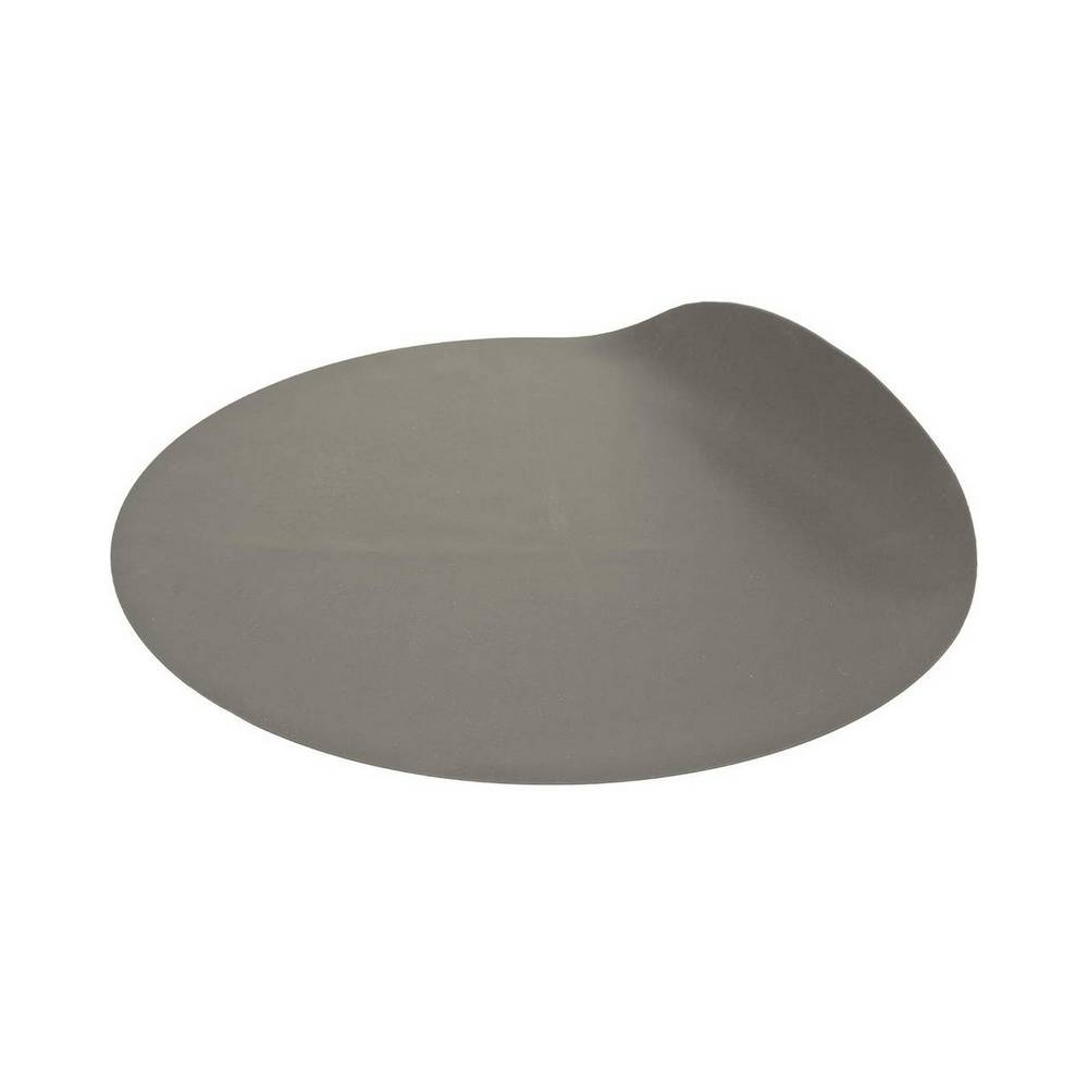 Alfombrilla para microondas de silicón color gris 30.5 cm