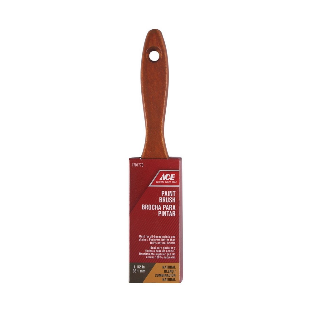 Brocha de cerda 1-1/2 pulg (38 mm) mango de madera