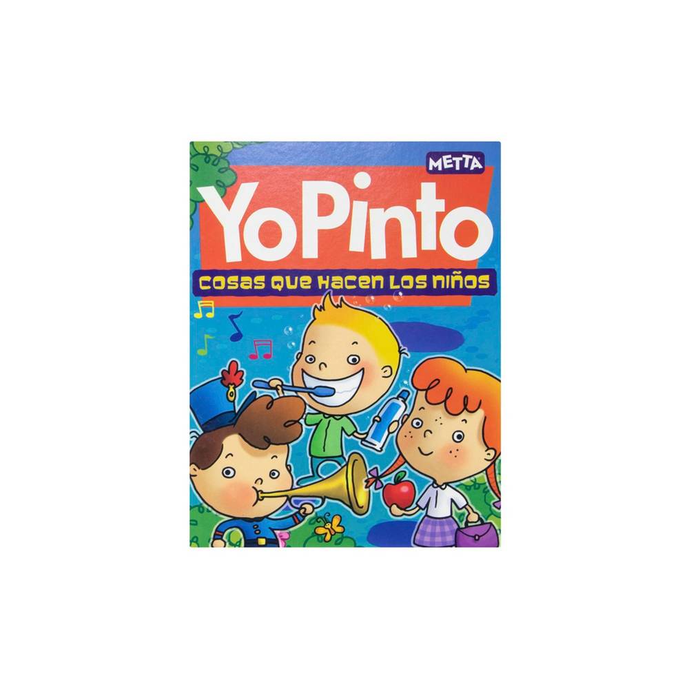 Libro para colorear cosas que hacen los niños
