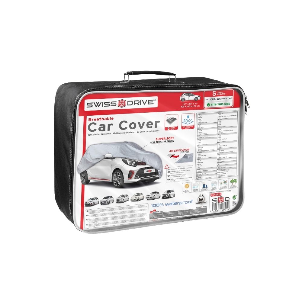 Forro cubre autos s gris 5 piezas