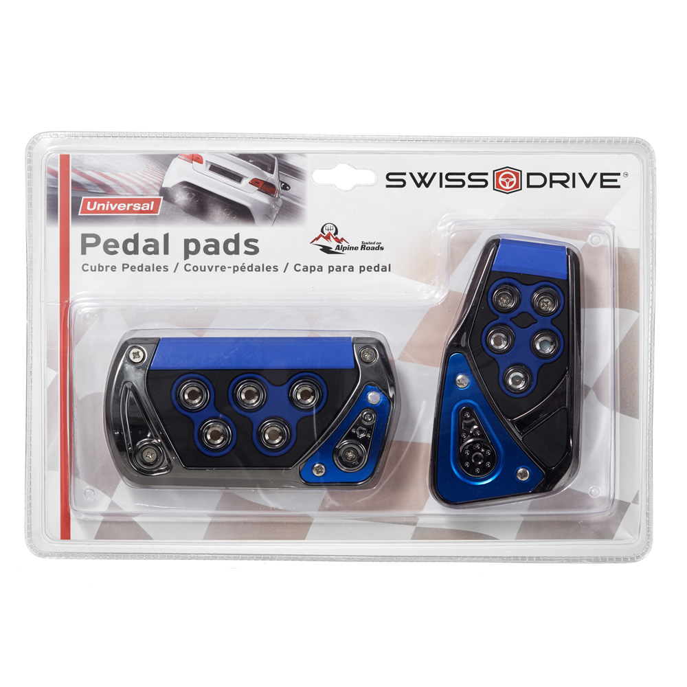 Pedal para carro automatico azul