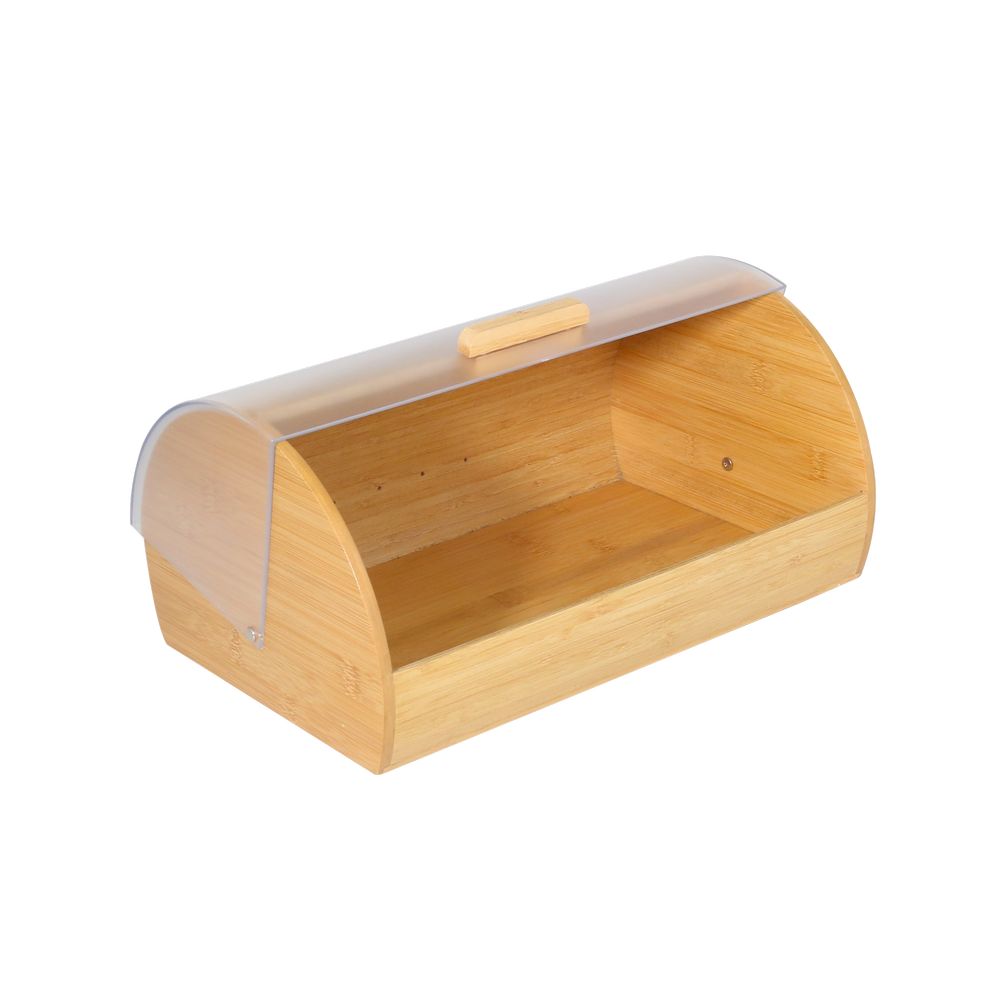 Panera de madera/acrilica 39x25 cm blanco/natural