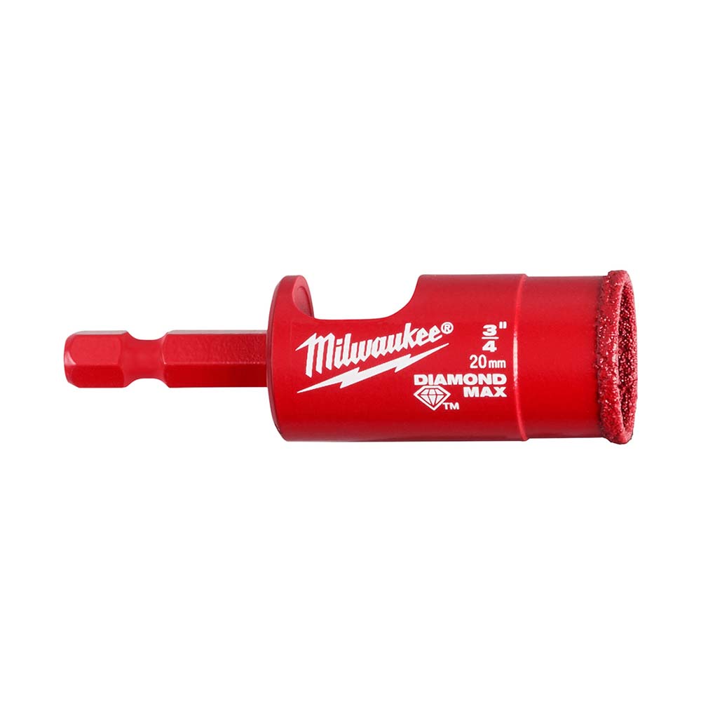 Broca de diamante 3/4 pulg (19 mm) para vidrio y ceramica