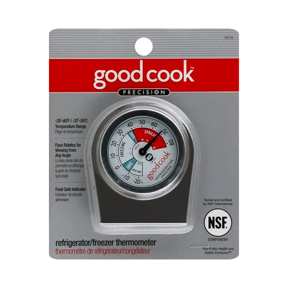 Termómetro para congelador análogo de acero inox
