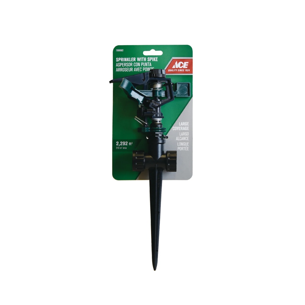 Aspersor de plastico con estaca