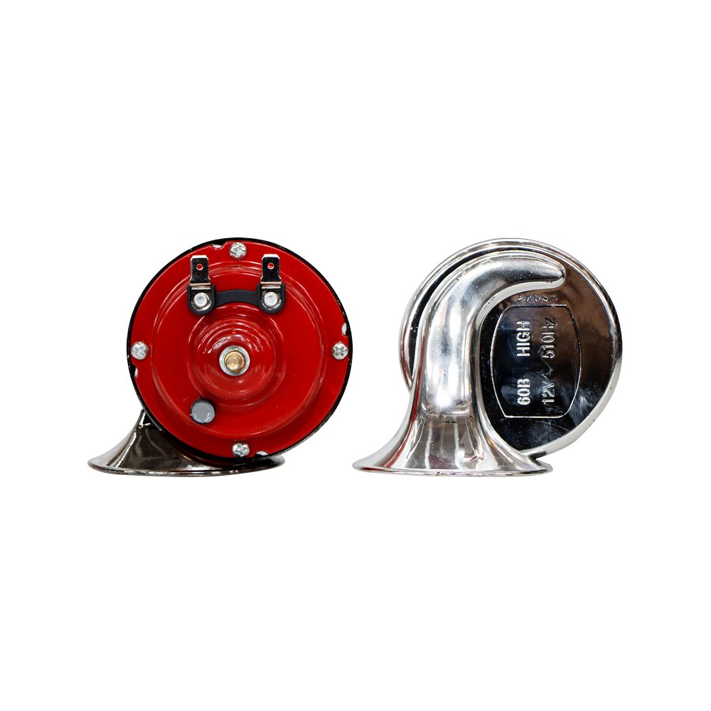 Pito caracol cromado 12v