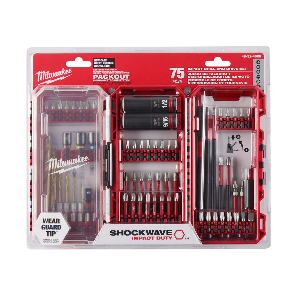 Set puntas de impacto 75 piezas