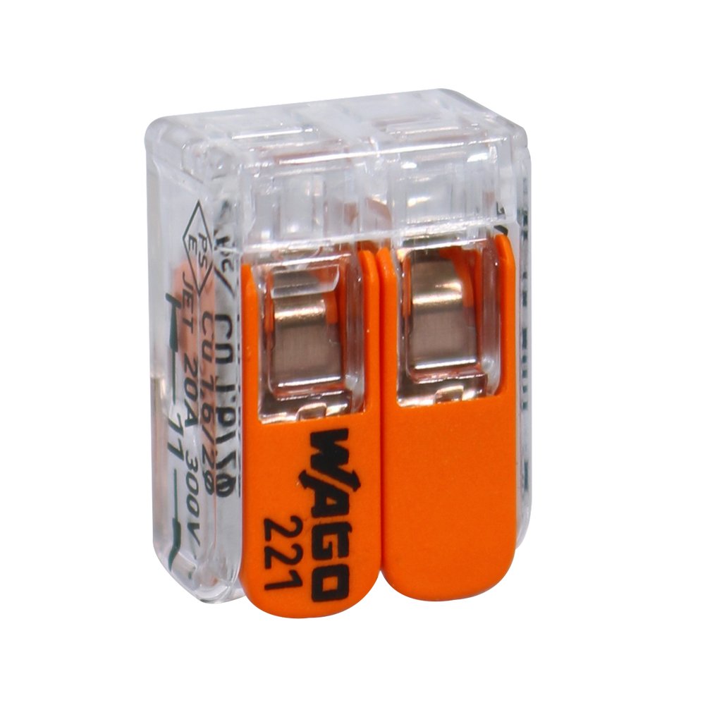 Unión para cable electrico doble set 10 piezas