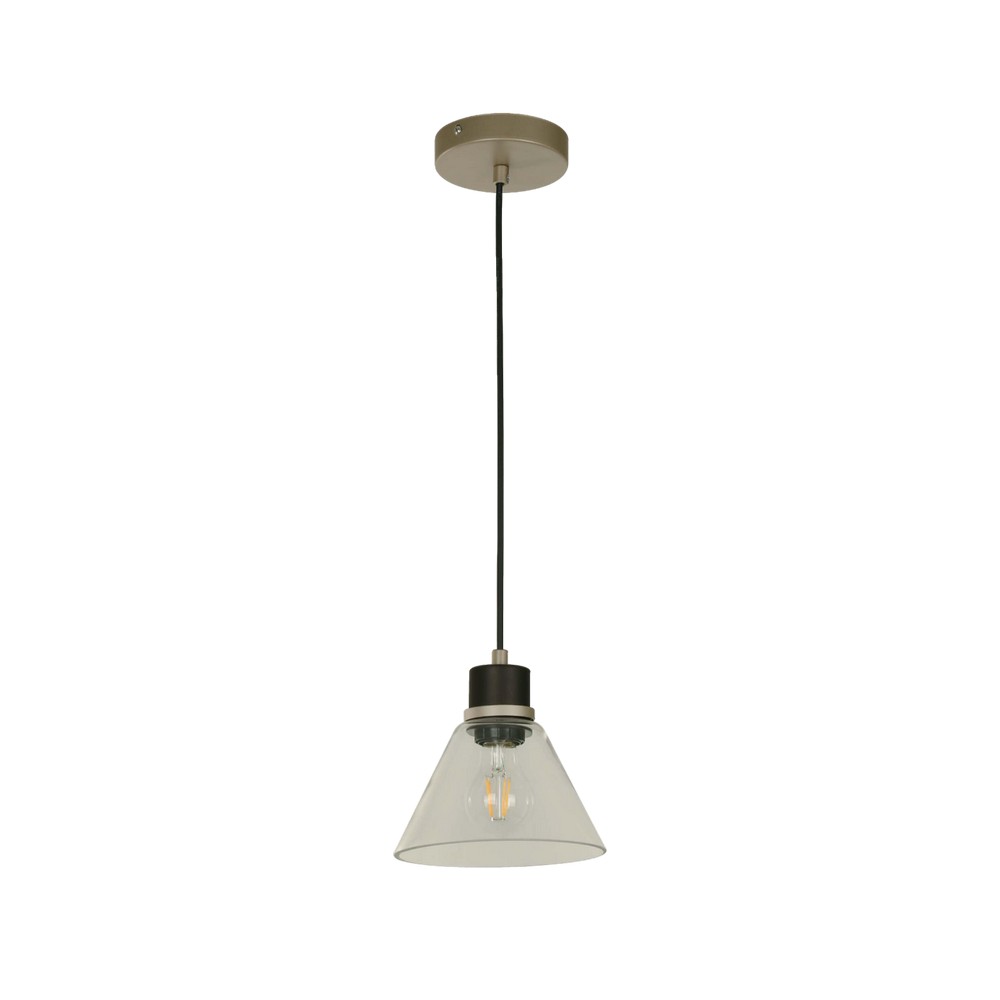 Lampara colgante dorado 1l e27 40w