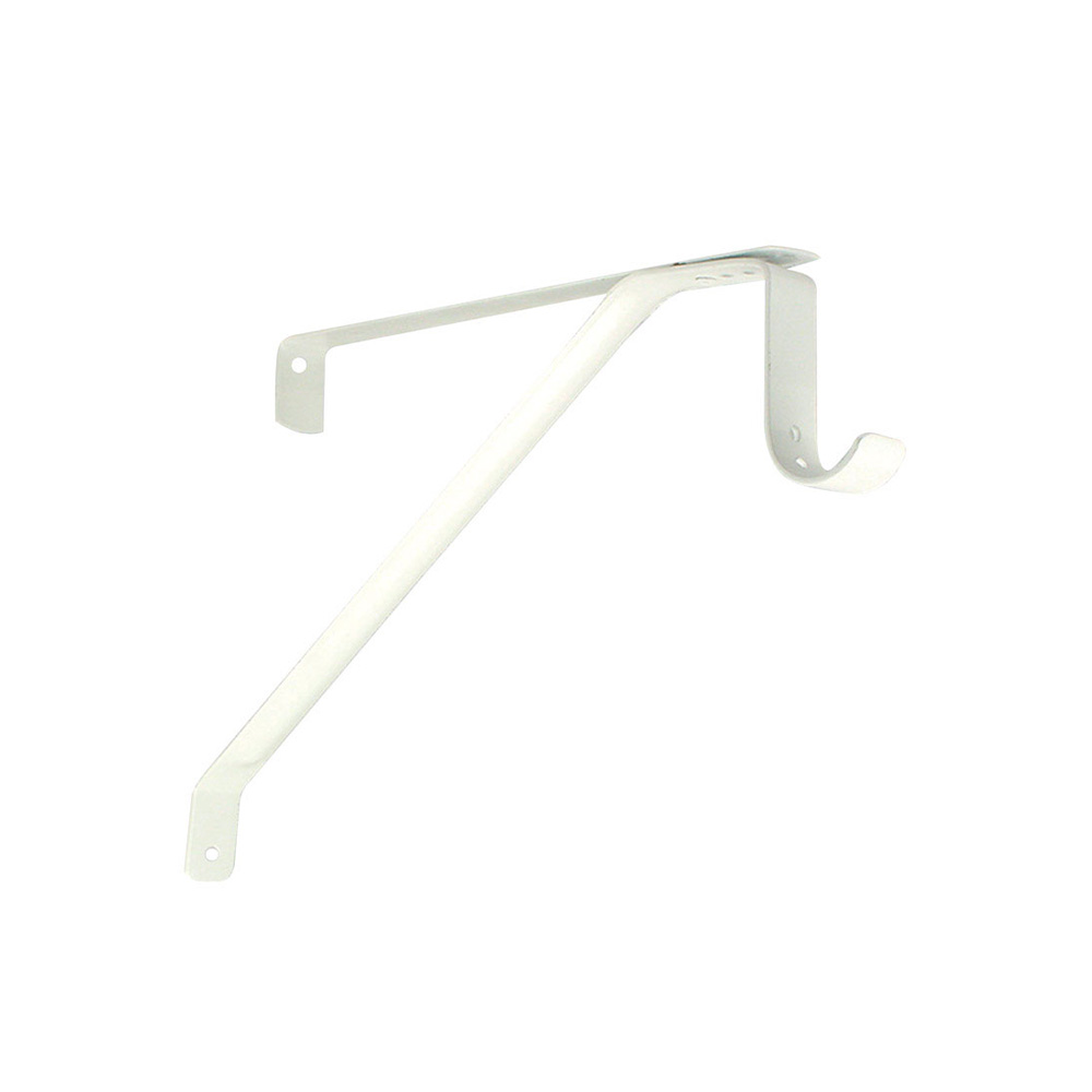 Escuadra blanca gancho 25cm soporta 100kg