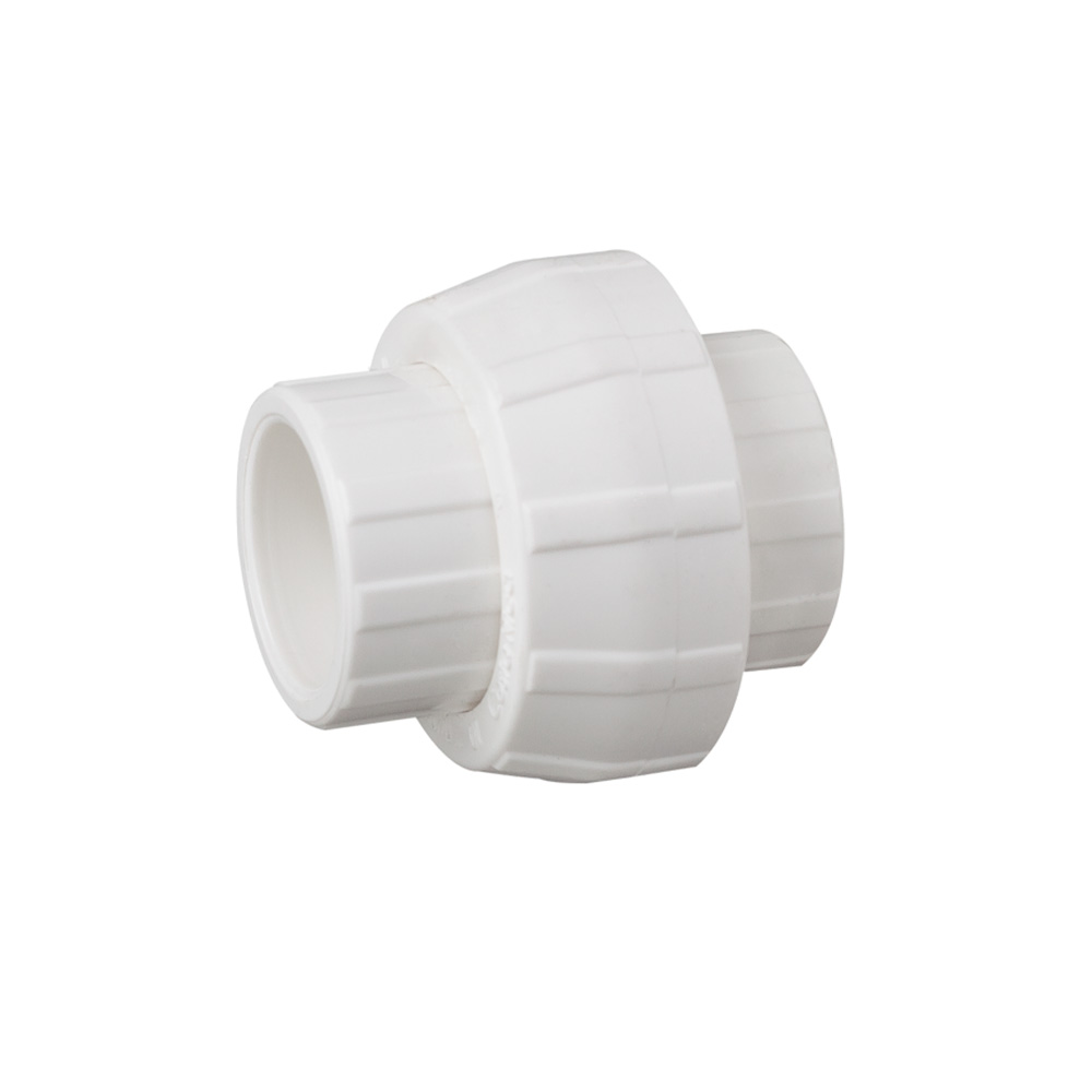 Union tope lisa pvc pres 75mm 3 pulgadas