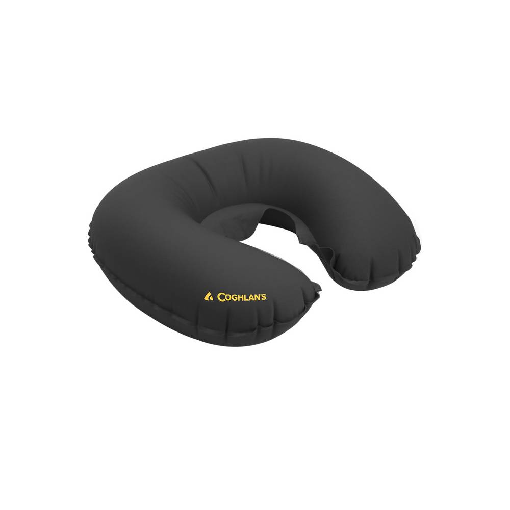 Almohada para cuello 32.3x26.9 cm negro