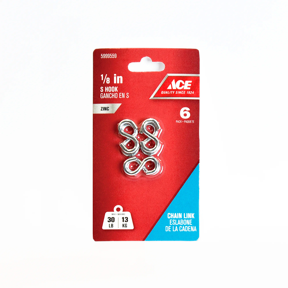 Ganchos 1/8 13.6 kilos zinc s/6