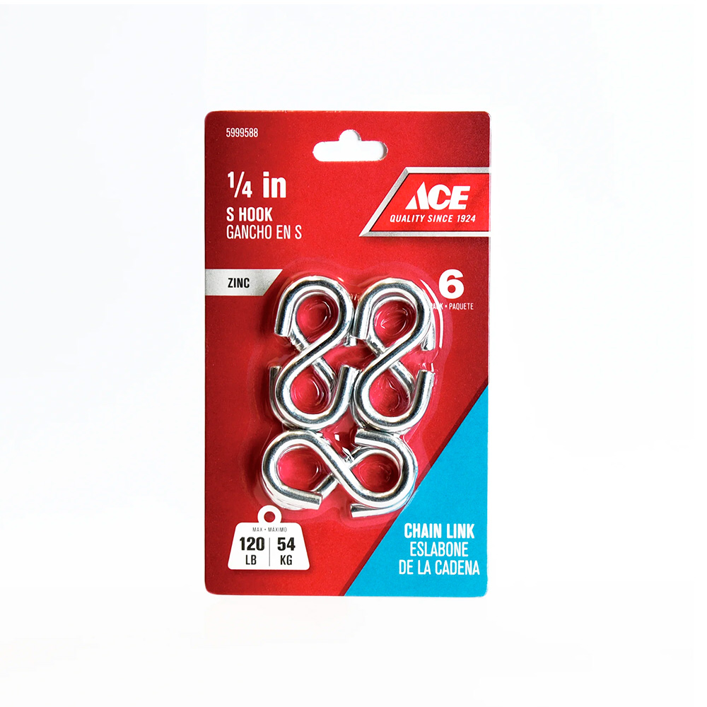 Ganchos 1/4 54.4 kilos zinc