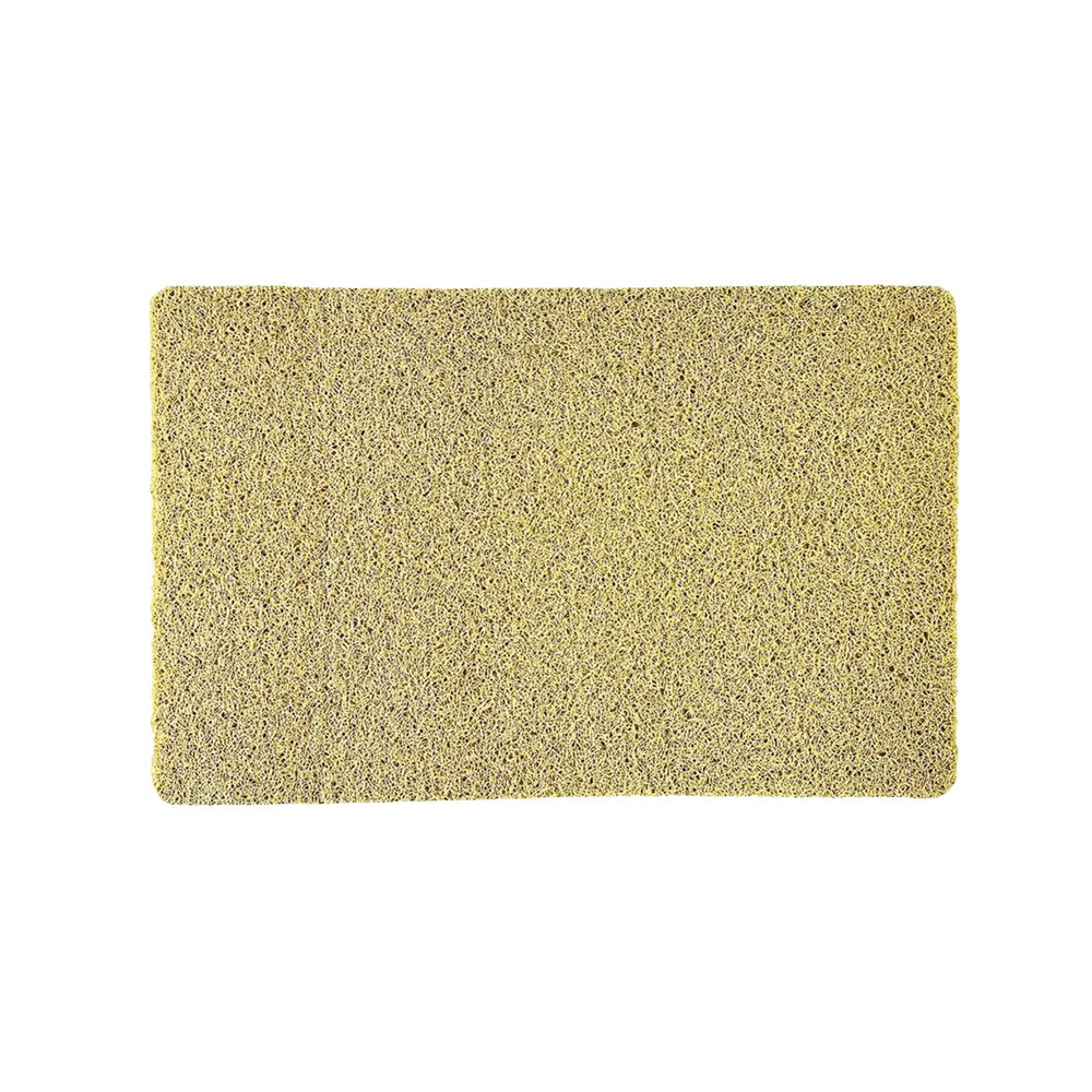 Alfombra para baño de plastico 80x40 cm café
