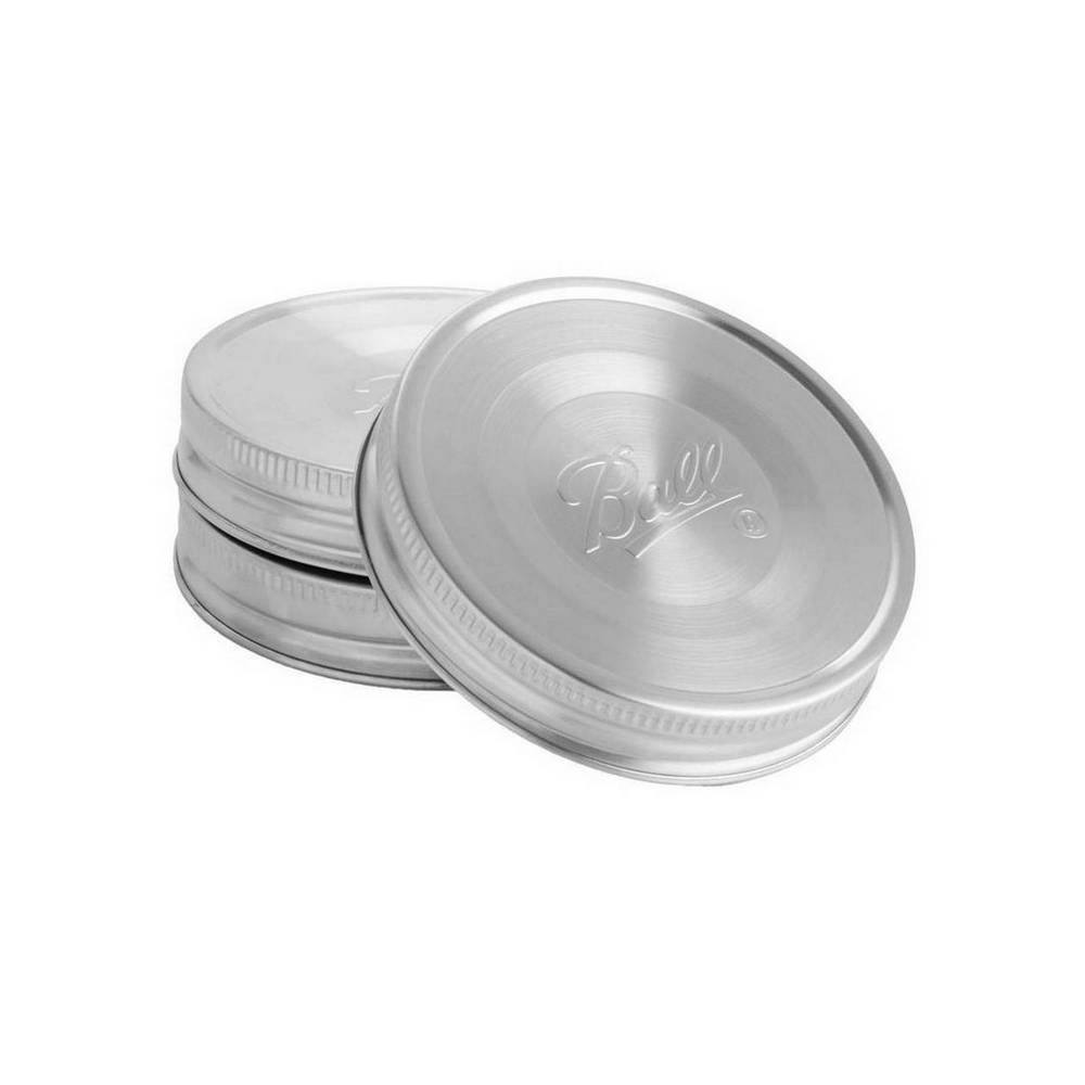 Tapadera de acero inox regular redonda 7.6 cm 3 pzas