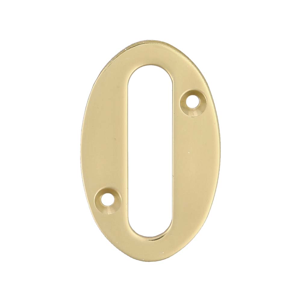 Número 0 de laton pulido 10.16 cm (4 pulg)