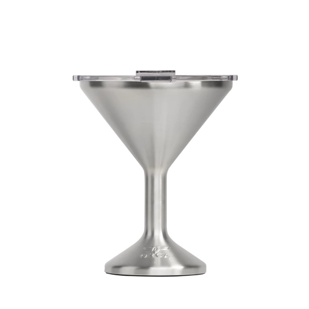 Copa termica para martini de acero 237 ml plateado tini