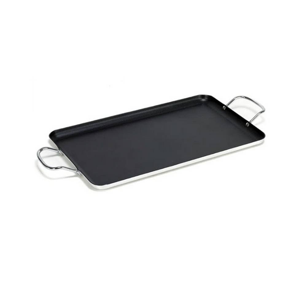 Comal de aluminio antihaderente 48.3x29.2 cm negro