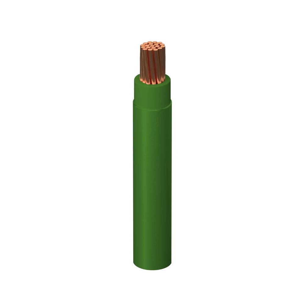 Cable lectrico thhn 6 (13.3 mm2) verde