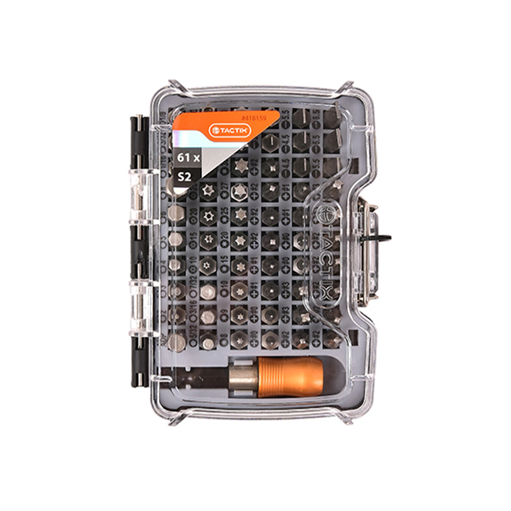 Juego de cubos con ratchet 61 piezas