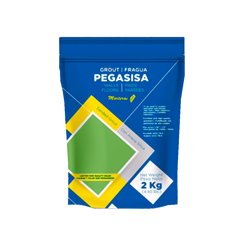 Fragua pegasisa con arena silica 2kg verde bosque