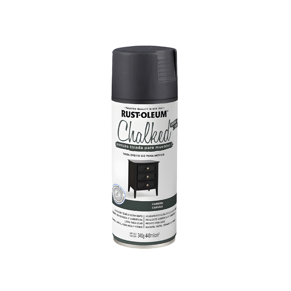 Pintura  spray chalked carbón ultra mate aerosol 340g