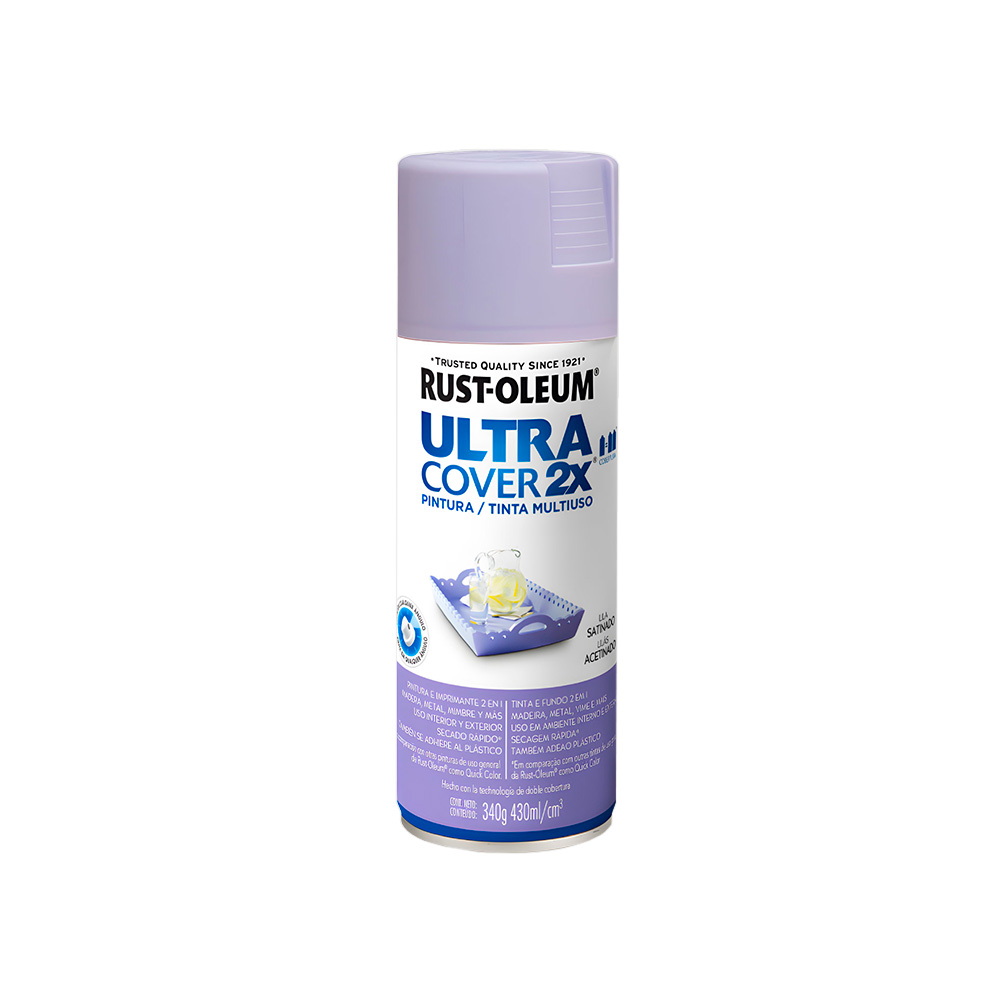 Pintura spray ultracover 2x lila satinado 340 g