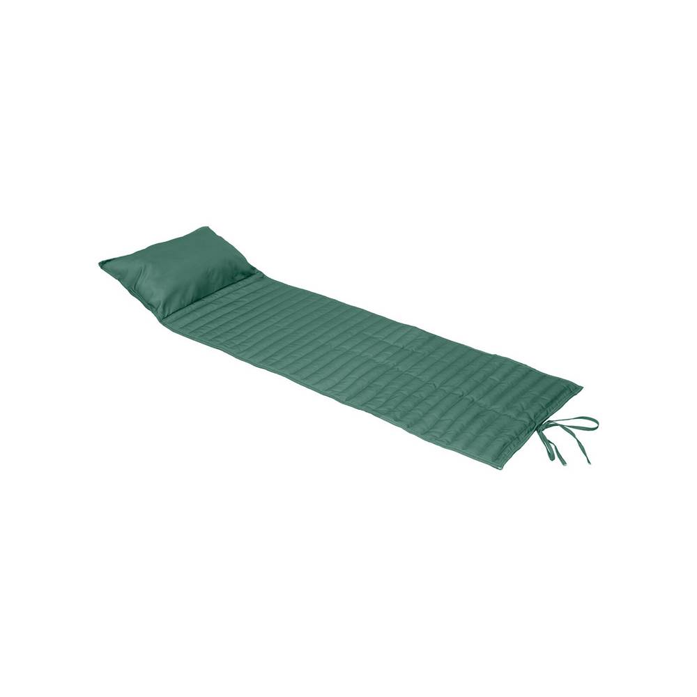 Cojin para silla chaise longe 180x60 cm verde jade