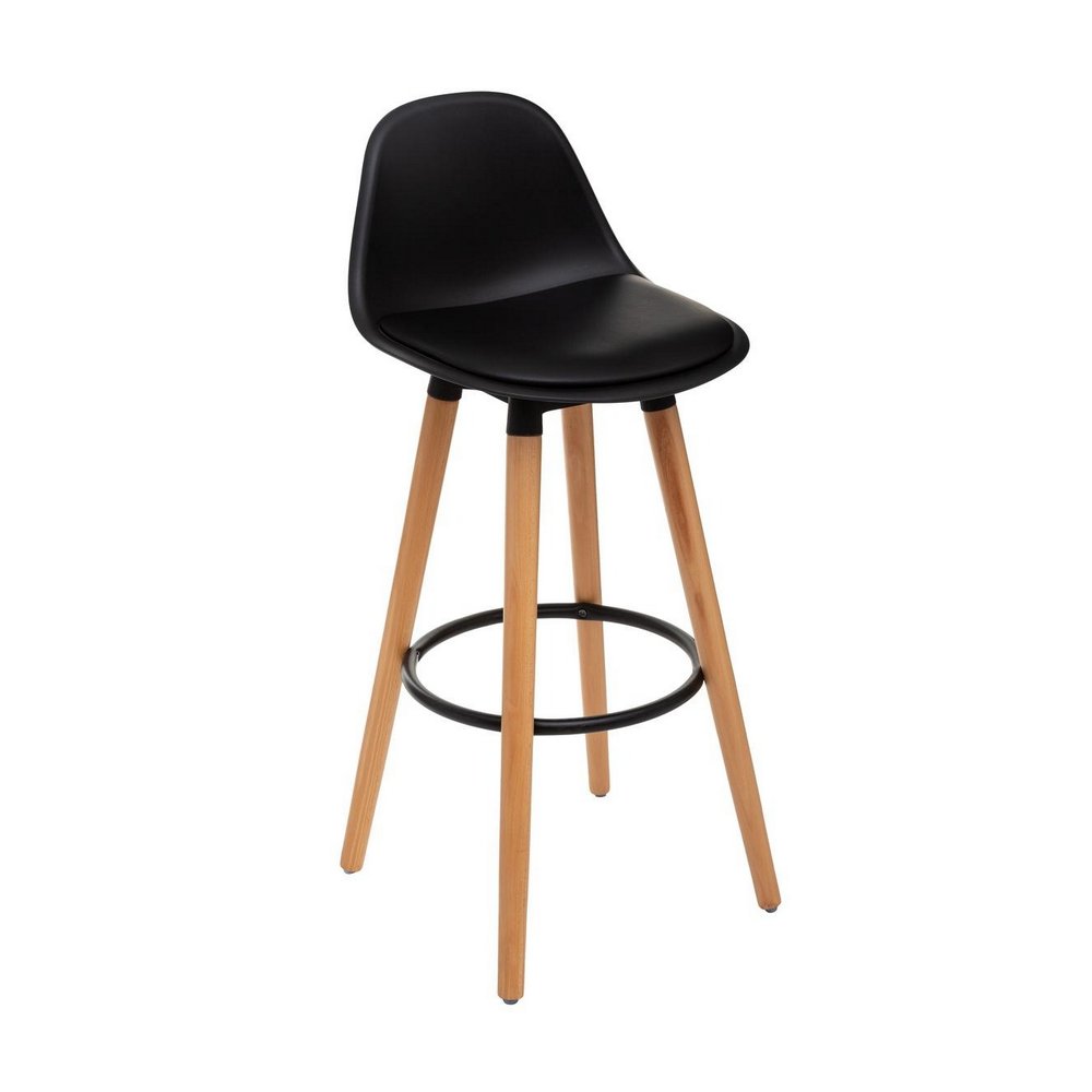 Silla para bar 39.5 x 42.5 x 92.5 cm negro maxon