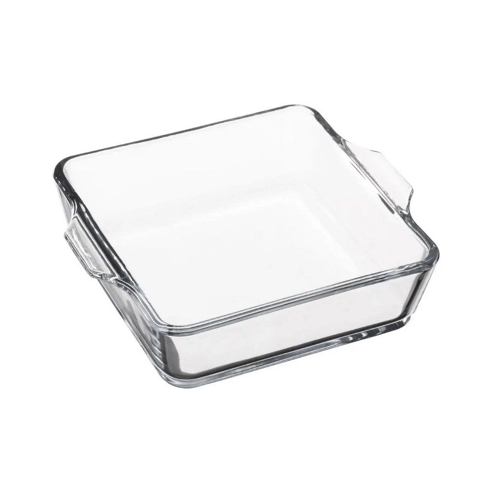 Pyrex de vidrio cuadrado 15x13 cm transparente