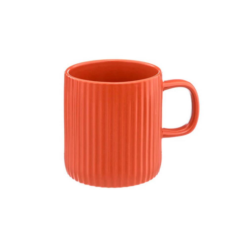 Taza de ceramica 350 ml terracota cotele