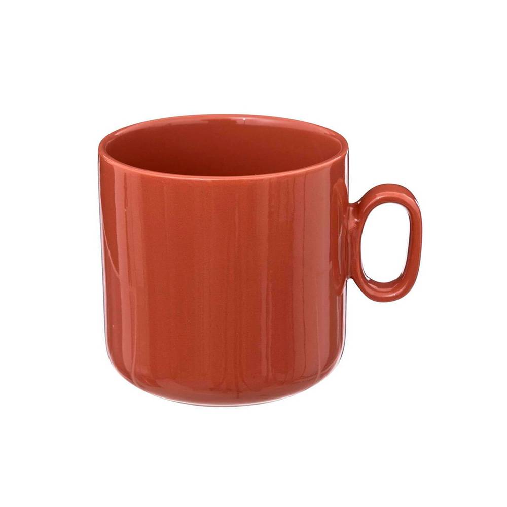 Taza de ceramica 350 ml terracota collectionneur