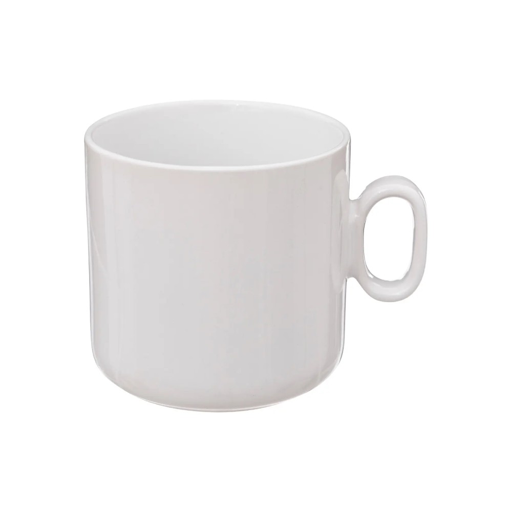 Taza de ceramica 350 ml blanco collectionneur