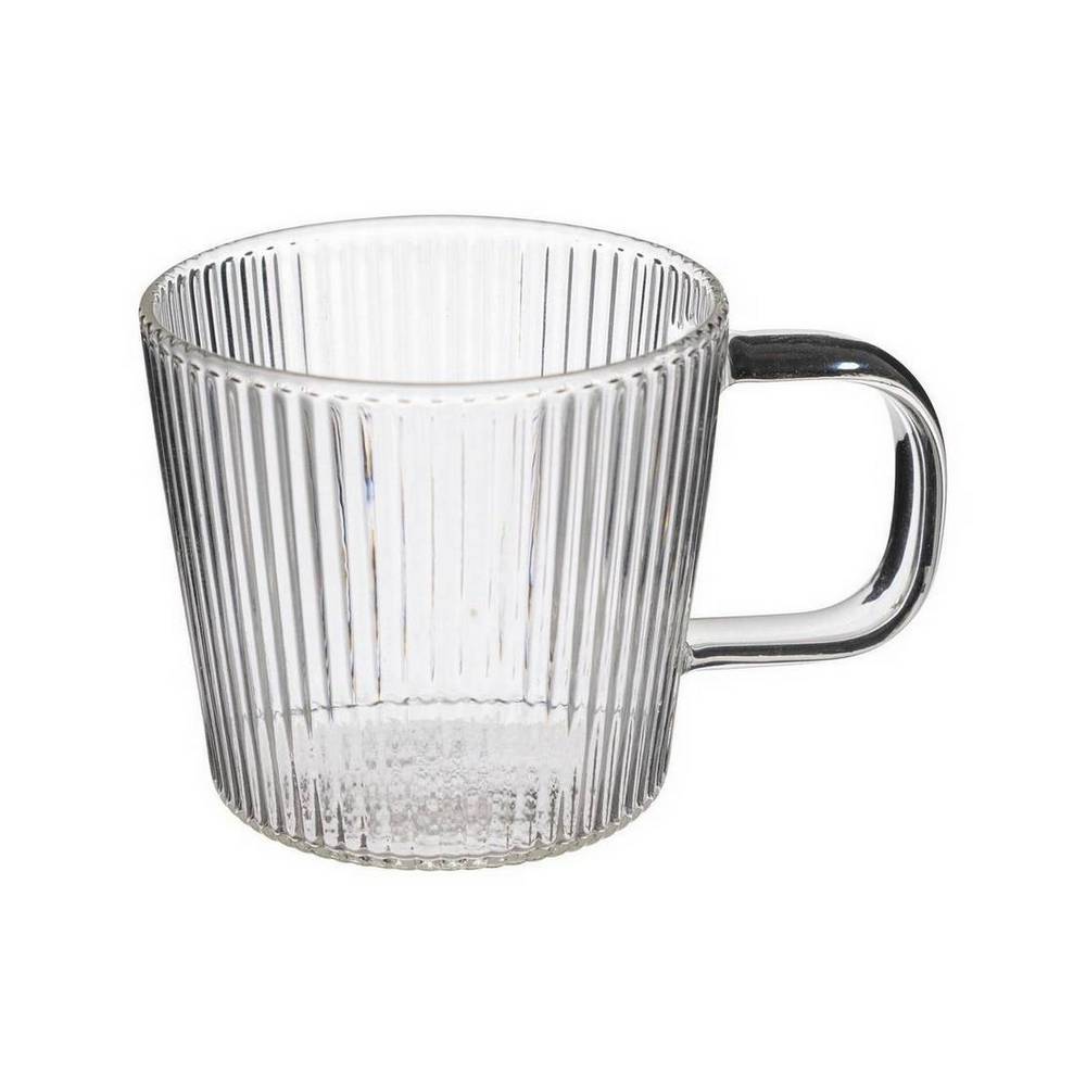 Taza de vidrio transparente 150 ml