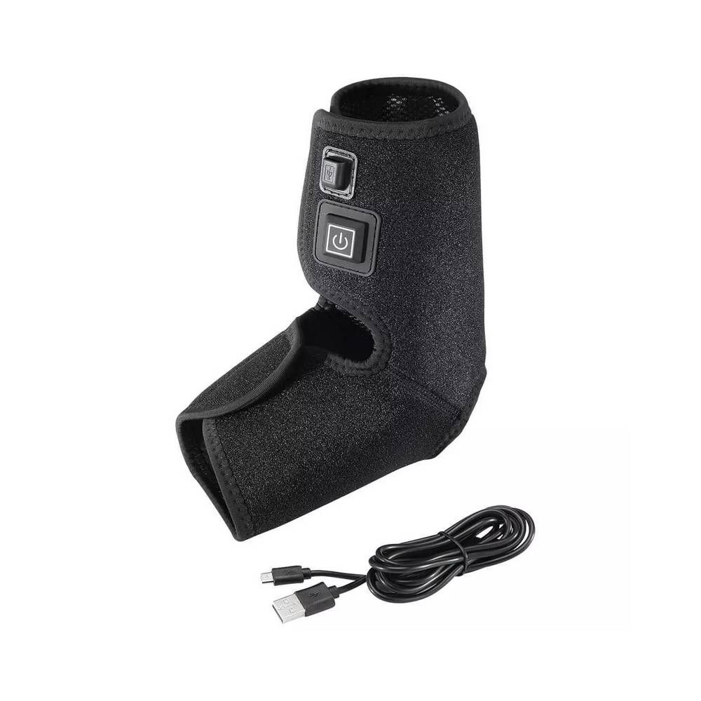 Faja termica para tobillo negro