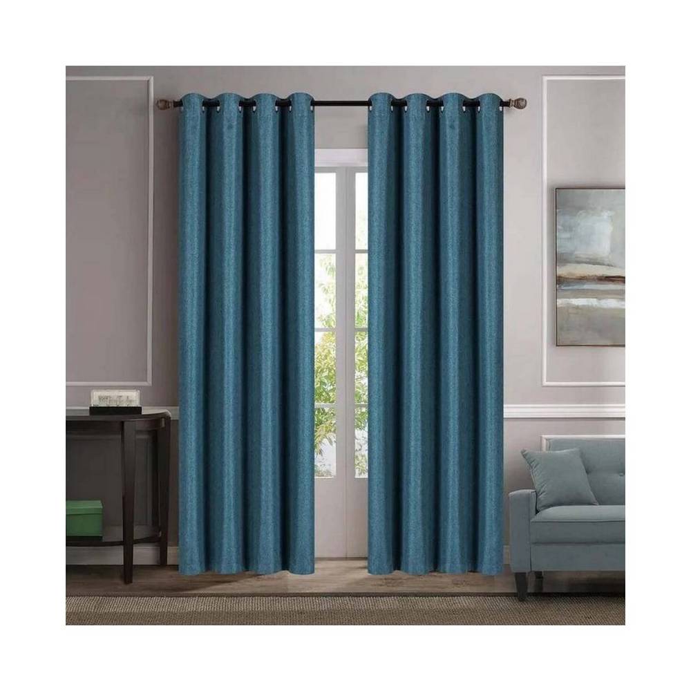 Cortina para ventana 2.13 x 1.37 m teal becket